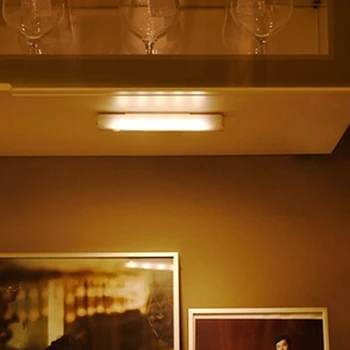 

New 4-LED Touch Sensor under Cabinet Swivel Push Cabinet Lamp Tap Touch Stick on Light Lams Self-Stick