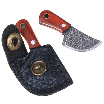 

Cute Mini Stainless Steel Butcher Knife Pendant Necklace Keychain Accessories