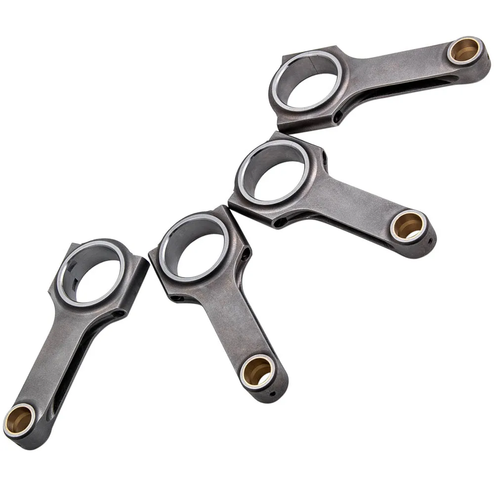 

4PCS 4340 Forged H-Beam Connecting Rods For Peugeot 306 RS S16 2.0L Turbo 158mm HP800 Floating Balanced Crankshaft Piston Pin