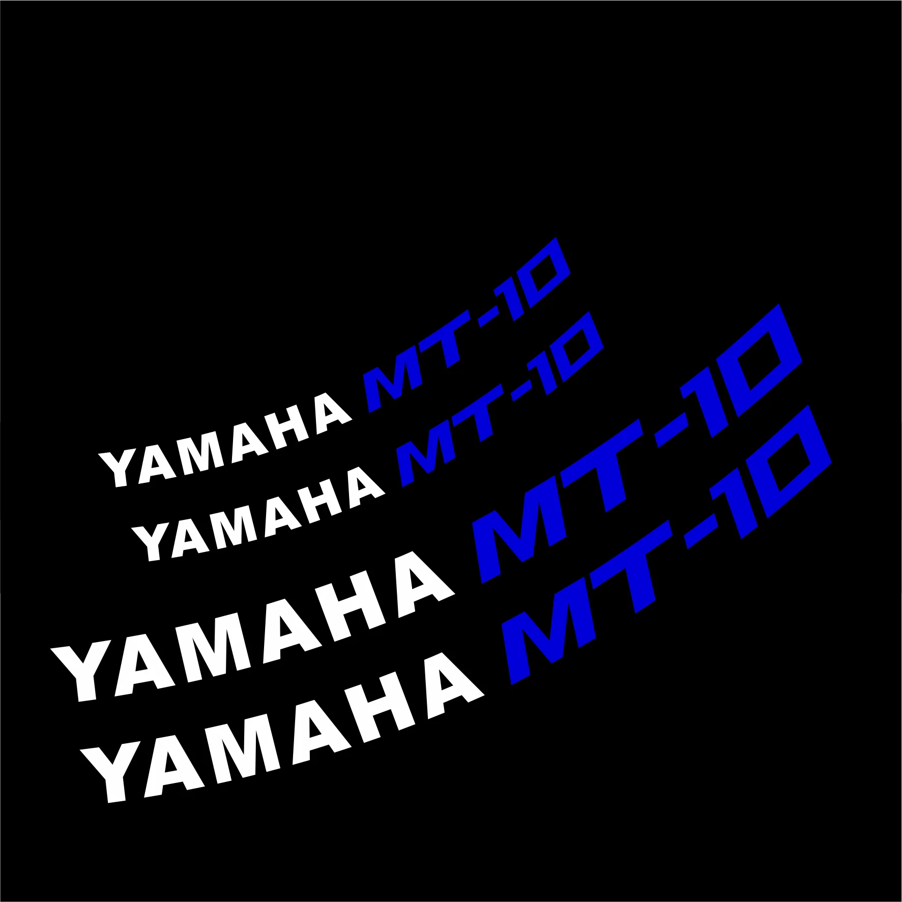 Подходит для Yamaha mt03 mt07 mt09 mt10 мотоцикл переоборудование водонепроницаемый светоотражающий 17 дюймов наклейка на ступицу колеса персональная наклейка - Цвет: 10blue
