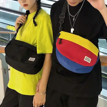 

New Fashion Handbags Delicate Texture Women Men Casual Fanny Pack Large Capacity Phone Pouch Zipper Waist Shoulder Bag