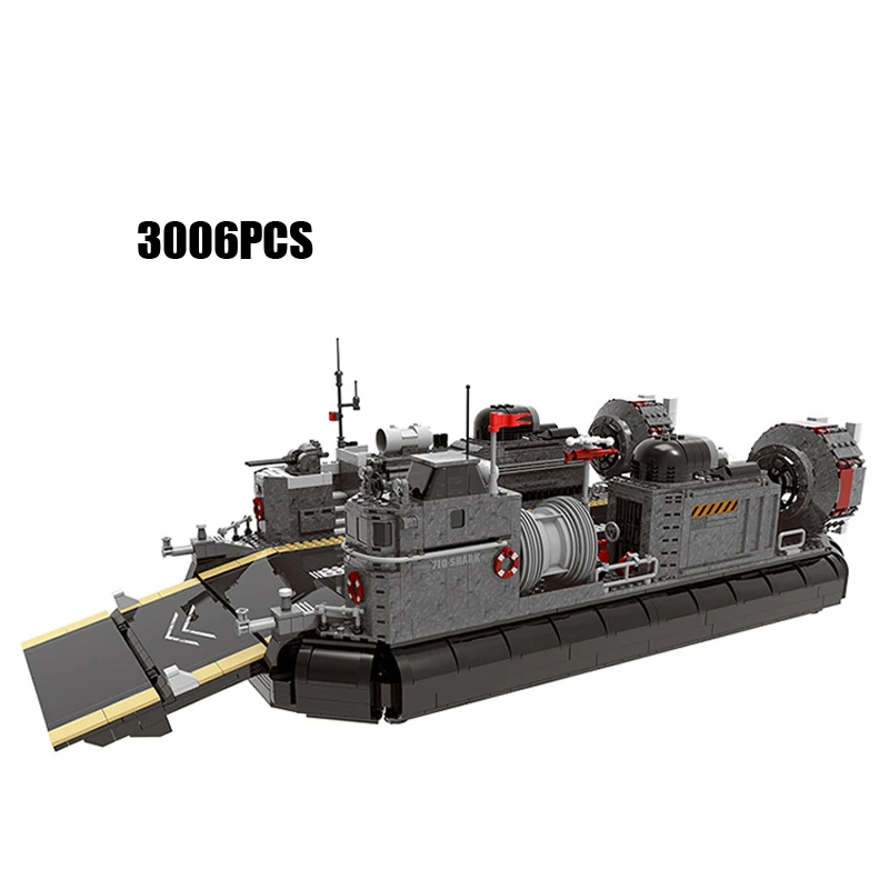 Военная фигура бронированный транспортно-десантный самолёт корабль Moc строительные блоки коллекция миньфигов через Battlefield battleys Batisbricks Toy