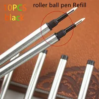 Jinhao high quality 10pcs Black /blue Universal Ink Refill Rollerball Pen New 1