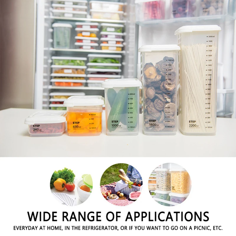 Set 5 Récipients Hermétiques IChewie BopTop - Sans BPA Empilables - 500ml à 2500ml