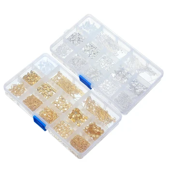 

2 Boxes Of 80pcs DIY Crafts Jewelry Findings Supplies Lobster Clasps