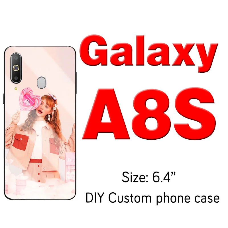 Заказанное кольцо чехол для телефона для samsung Galaxy S10 S9 S8 Примечание 10 плюс A70 A50 A40 A10 A6 M20 настроенное покрытие фоторамка - Цвет: Samsung  A8S