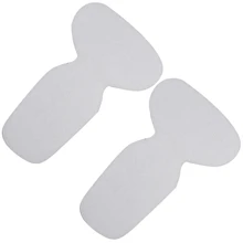 4 пары захватов для пятки Экстра сильные наклейки для пятки вставки стельки щитки защита для ног черный