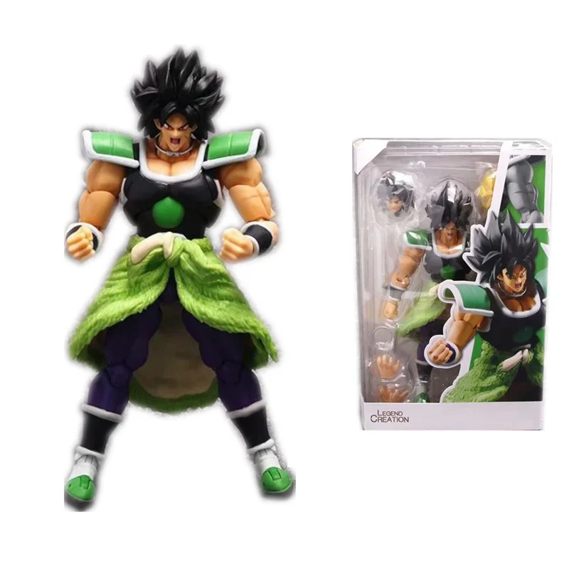 Dragon Ball Z Broly Anime Figures PVC Action Figurine DBZ Figma Super Saiyan Broly Toys Movable Brinquedos Goku Juguetes Model