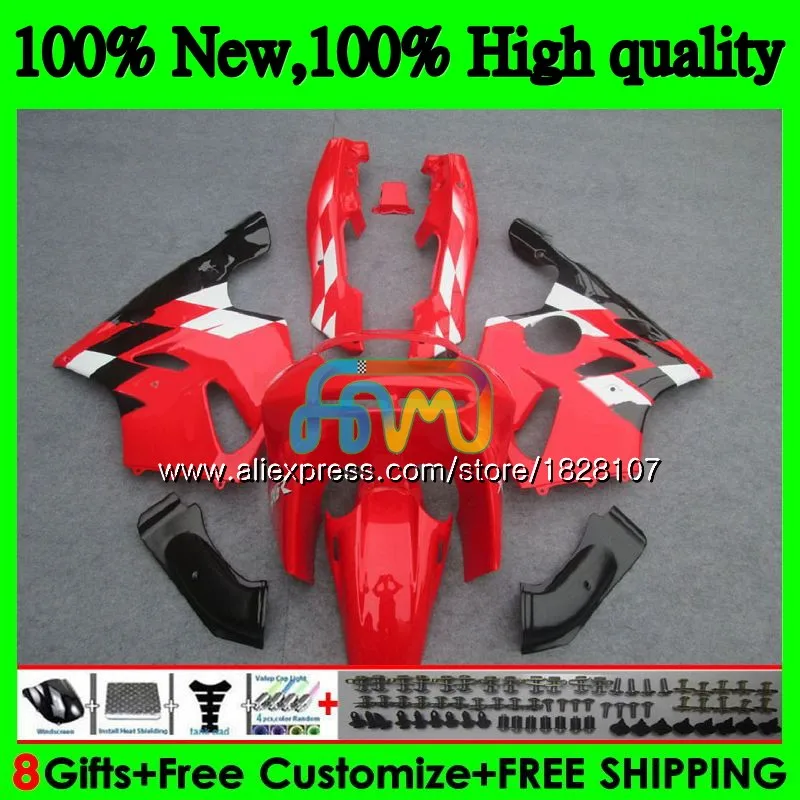 Корпус для ZX 636 600CC ZX-636 ZX636 ZX-6R 22BS. 13 ZX600 ZX 6R ZX6R 94 95 фабрика красная 96 97 1994 1995 1996 1997 обтекатель