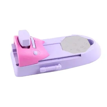 

Pattern Stamper With Floral Plates Machine Portable Manicure Printer Equipment DIY Nail Art Easy Use Tool Gift Drawing