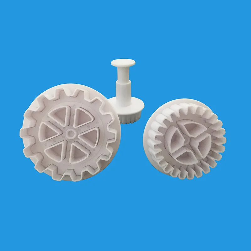 

Christmas Gear fondant cookie cuttter cake mold fondant mold fondant cake decorating tools Baking