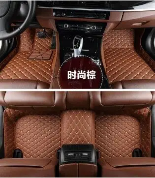 Подходит для Infiniti FX35 G37 M35 QX30 QX50 QX60 QX56 QX70 QX80 Q50 автомобильные коврики - Название цвета: brown
