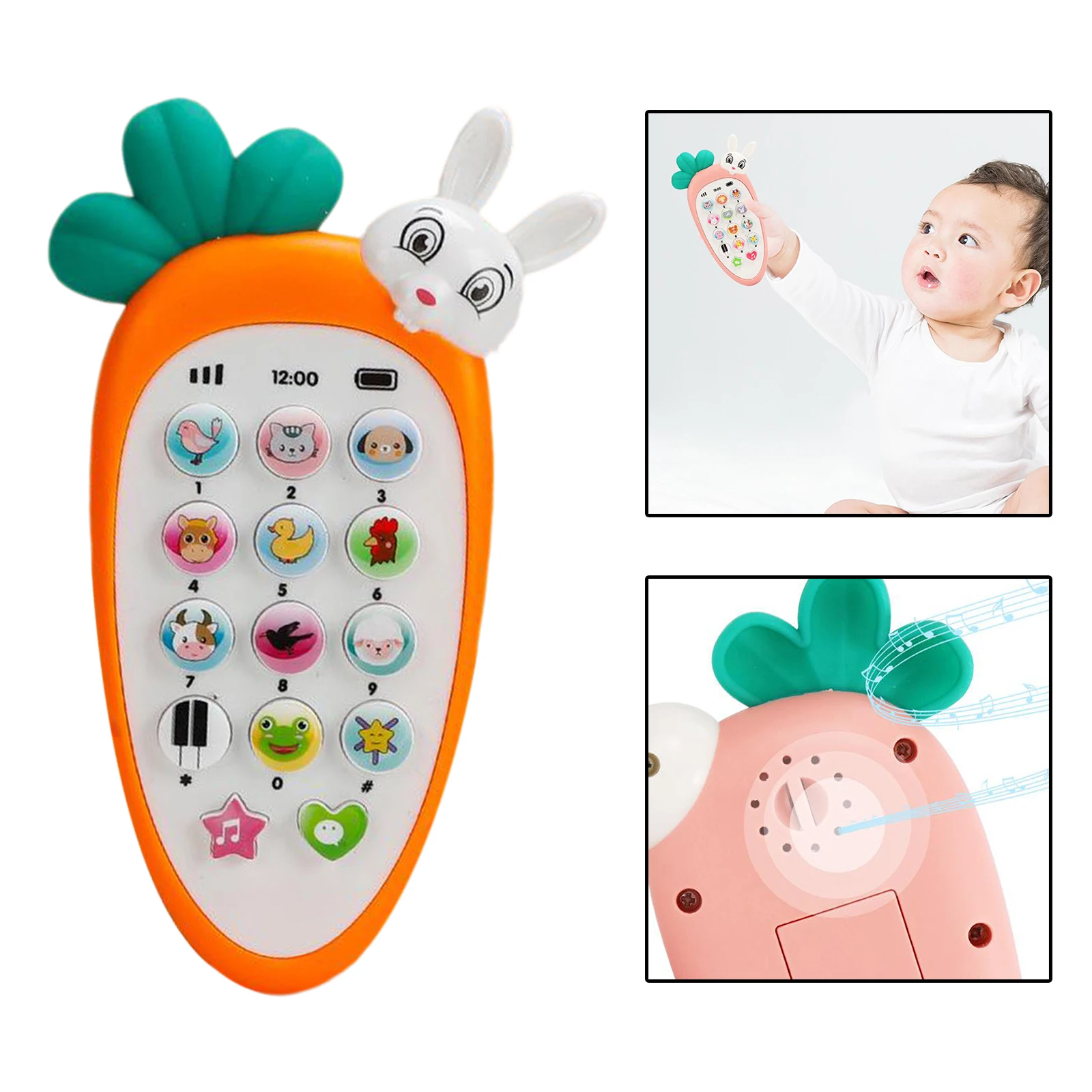 Kids Mobile Baby Phone Educational Cell Toys Boy Music Toddler Girl Toy Gift