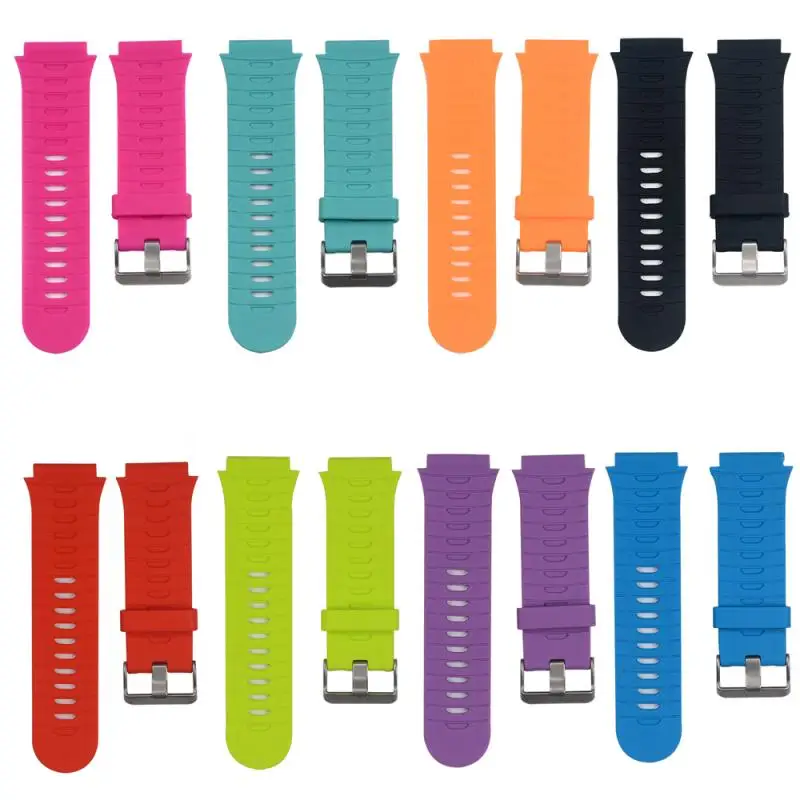 For 920XT Soft Silicone Sport Strap Replacement Band Bracelet Steel Stainless Buckle Wristband Garmin Watch In Stock | Электроника