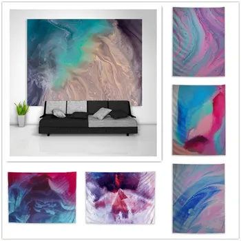

Abstract Colorful Tapestry Art Wall Hanging Sofa Table Bed Cover Home Decor Dorm Gift
