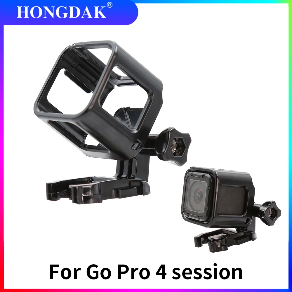 HONGDAK стандартный защитный чехол с рамкой для GoPro Hero 4 5 Session поворотным адаптером