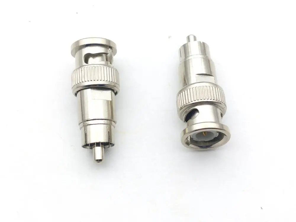 100 шт. адаптер стандарта BNC штекер на RCA Штекер прямой|plug male|plug bncplug adapter |