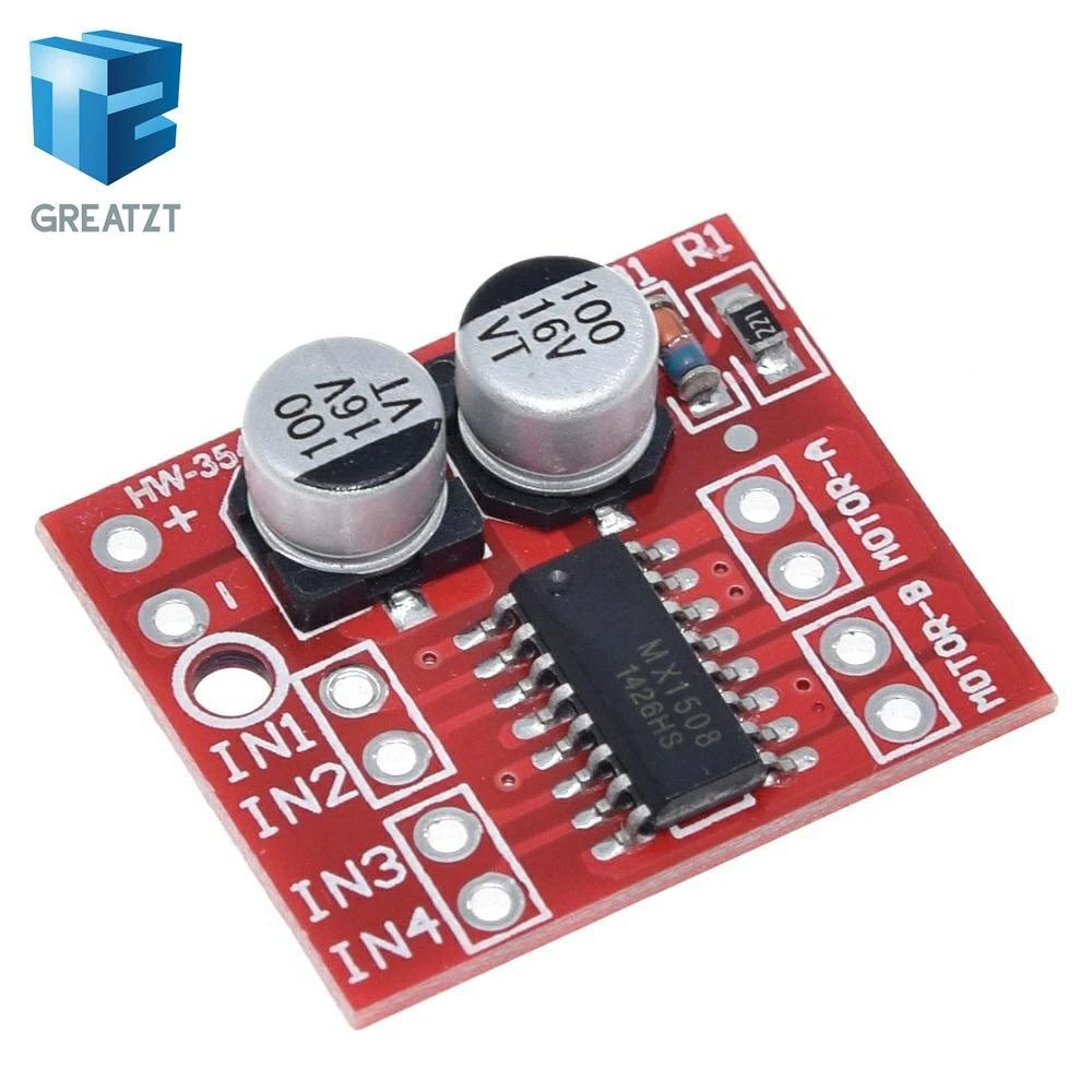 1pcs TZT teng.5A 2 way DC Motor Driver Module PWM Speed Dual H Bridge Stepper L298N L9110|dc motor driver|stepper pwmstepper module |