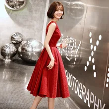 Mingli Tengda, винно-Красное Кружевное платье для выпускного вечера с блестками, 8 класс, платья для выпускного вечера, Платья для особых случаев, Robe Rouge Girl