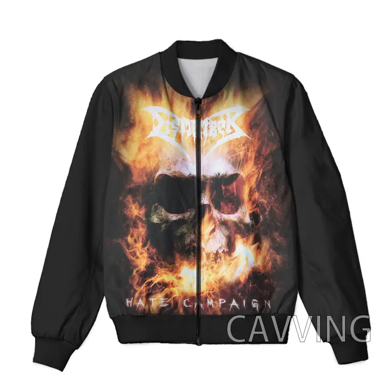 New Fashion  Women/Men's  3D Print  Dismember  Band  Zipper Bomber Jackets Men Overcoat Mens Coat Zip Up Jackets 3