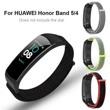 

For Honor Band 5 4 Loopback Nylon Canvas Replacement Strap For Huawei Honor Band 5/4 Bracelet 5 4 Smart Bracelet Watchband