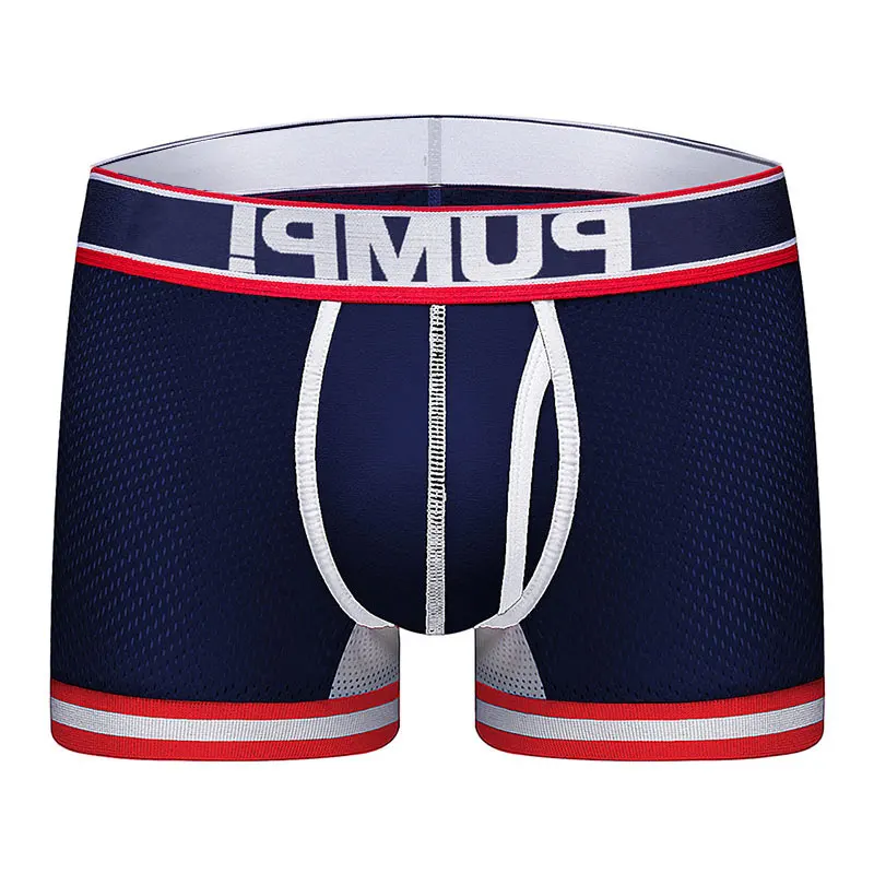 sports boxers Sexy Boxer Men Underwear Boxers Men Mesh Mens Underwear Boxers Shorts Sexy Men Cueca Male Panties Boxer Solid Cuecas best boxer briefs for men