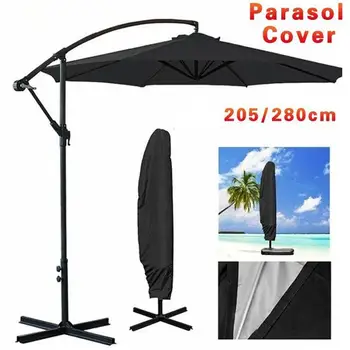 

Banana Shape Umbrella 210d Oxford Thick Dustproof Rainproof Courtyard For Outdoor Umbrellas Protective Roman Cover Closed G M1T5