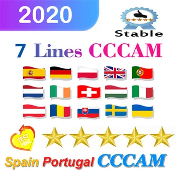 

CCCamd Cline for 1 year Europe Astra TV most stable server 7 Clines for Freesat GTmedia SKYSAT HD Satellite Receiver cccam Spain