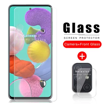 

2-in-1 a51 protective glass for samsung a51 camera protective glass for samsung galaxy a 51 2019 protection film a515f/ds 6.5''