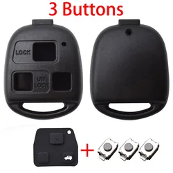 Enhanced Car Key Shell Case Cover with 2 - 3 Button Design (3  Buttons)