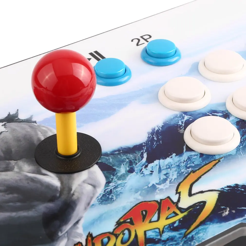 Professional Multi-game 800 in 1 Family Box with Dual Joystick HD Home Game Machine Colorful Dragon Pattern English Version