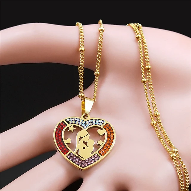 Cadena para Mujer Acero Inoxidable Love Dorado