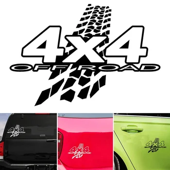 

20*13.6CM 4X4 Off-Road Funny Reflective Decal Car Window Body Styling Sticker DIY Decor