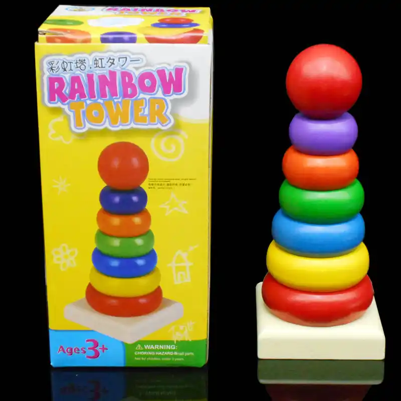rainbow toy box