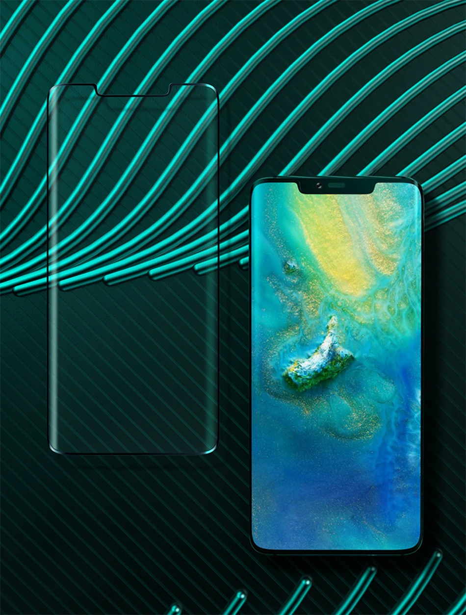 Benks XPRO+ AGC изогнутое полное покрытие закаленное стекло для huawei Mate20 Pro взрывозащищенное HD Защитное стекло для экрана Защитная пленка