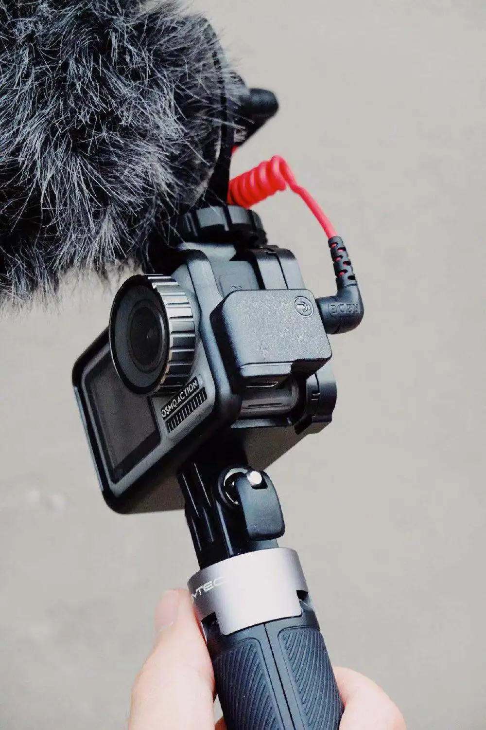 CYNOVA DJI Osmo экшн микрофон 3,5 мм/USB-C адаптер Аудио Внешний 3,5 мм крепление для микрофона разъем TRS DJI Osmo экшн аксессуары