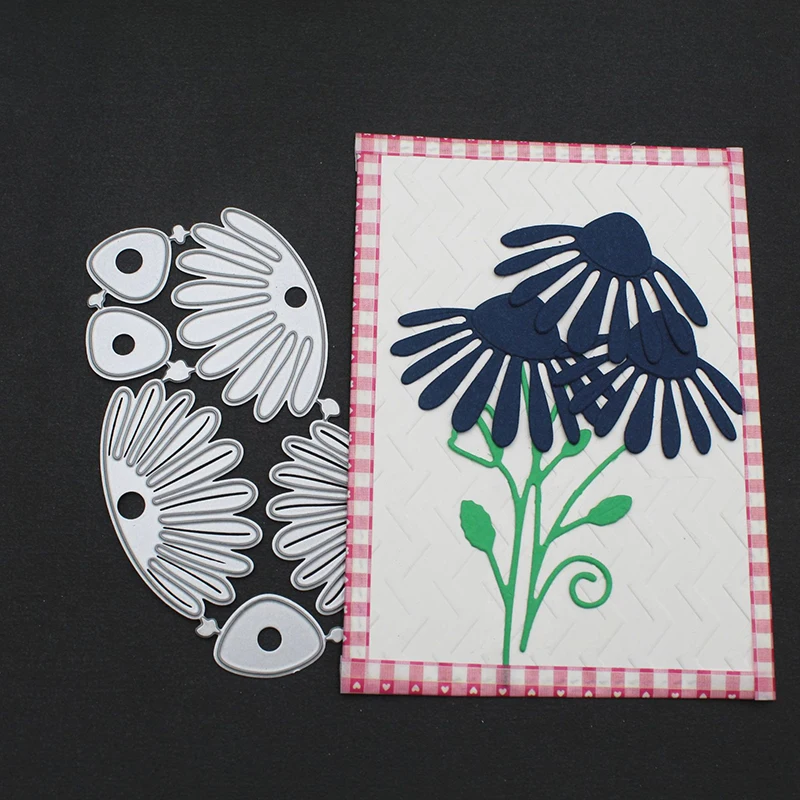 Metal Cutting Dies For Scrapbooking Hollow Flower Embossing DIY Template Photo Album Decor Stencil Handmade Card Making Model | Дом и сад