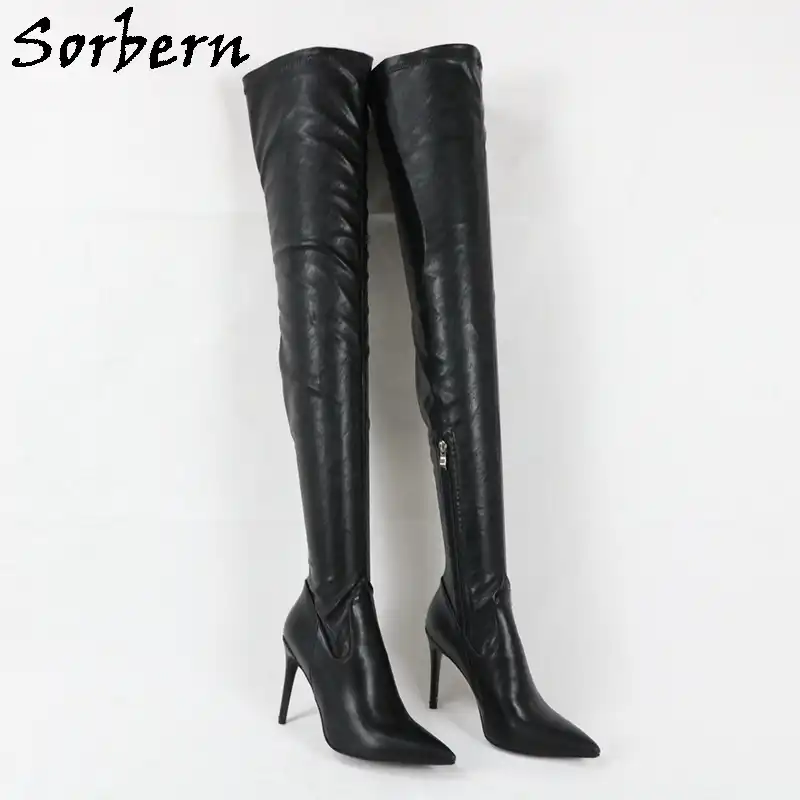 wide fitting knee high boots ladies