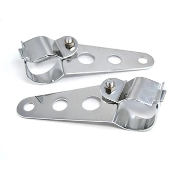 

JAER 35-43mm Universal Motorcycle Headlight Mounting Bracket Fork Ears Adjuster Mount Clamp Chopper Holder For Bobber Cafe Racer