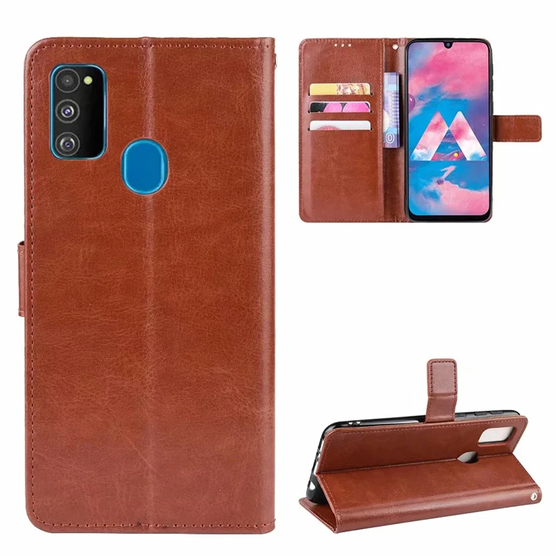 Флип чехол для Samsung Galaxy M30S A70S A50S A30S A20S A10S S10 Note 10 Plus бумажник из искусственной кожи