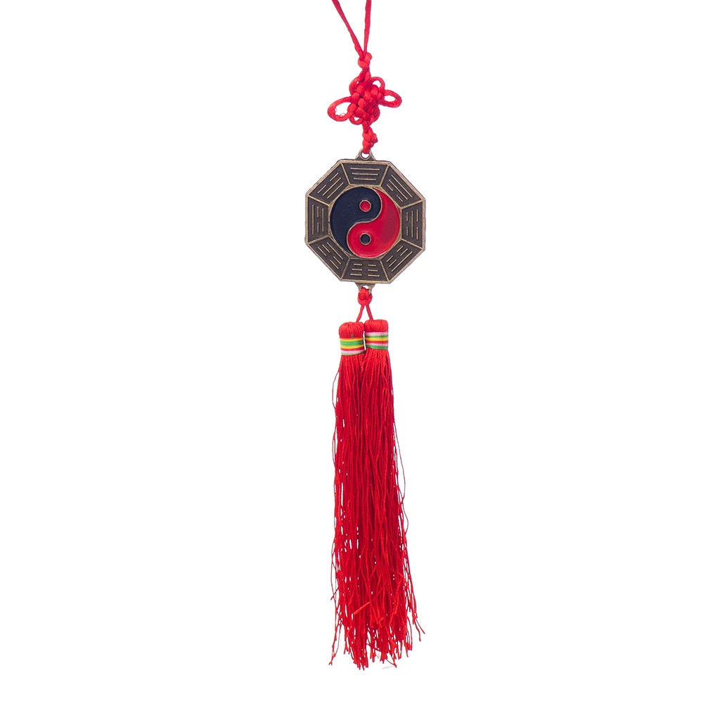 Retro Chinese 5CM Bagua Bagwa Knot Tassel Pendant Home Outdoor Decoration Retro Chinese 5CM Bagua Bagwa Knot Tassel Pendant Home Outdoor Decoration