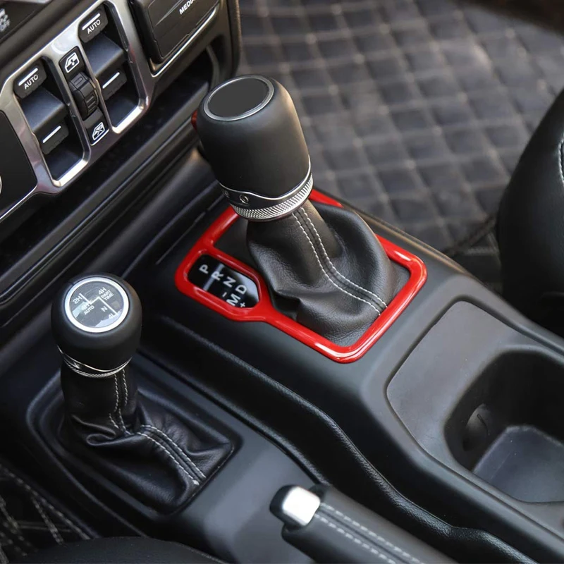 Ручки переключения передач накладка декоративная панель для- Jeep Wrangler JL неограниченное количество автомобильных аксессуаров