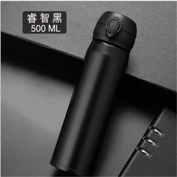 

500ML Thermos Vacuum Flasks 304Stainless Steel My Hot Water Bottle Travel Coffee Mug Tea Milk Mug Thermo cupBusiness Thermo
