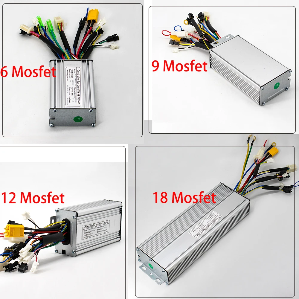 Controller Kt 24V 36V 48V Controller Ebike 500W 750W 1000W 1500W 350W Con Display Kt Lcd5 Lcd4 Lcd3 Per Bici Elettrica