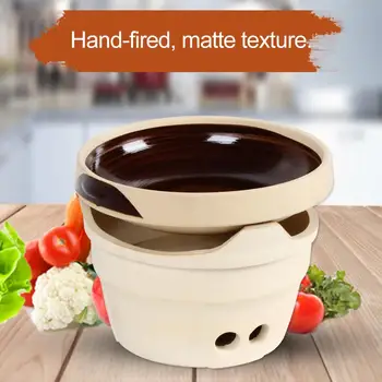

Portable Outdoor Camping Charcoal Stove Refractory Clay Grill Furnace Tea Stove Wind Furnace High Temperature For Picnic Cooking