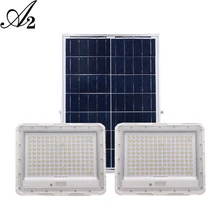 Holofote solar de cabeça dupla a2, holofote super brilhante, bateria de grande capacidade, sem fio, área externa, à prova d'água, 2200lux
