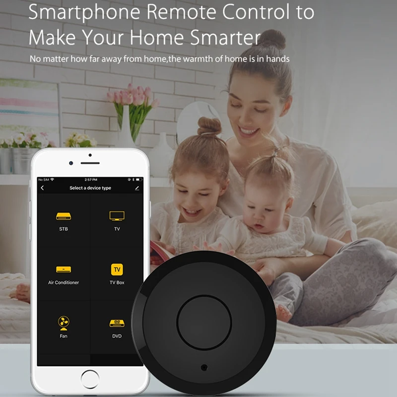 Wifi смарт ИК пульт дистанционного управления совместим с Alexa для Ios Android умный дом кондиционер ТВ