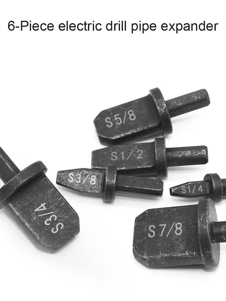 

6pcs Imperial Tube Pipe Expander Support for Air Conditioner Conditioning Swaging Tool 7/8 3/4 5/8 1/2 3/8 1/4 Inch