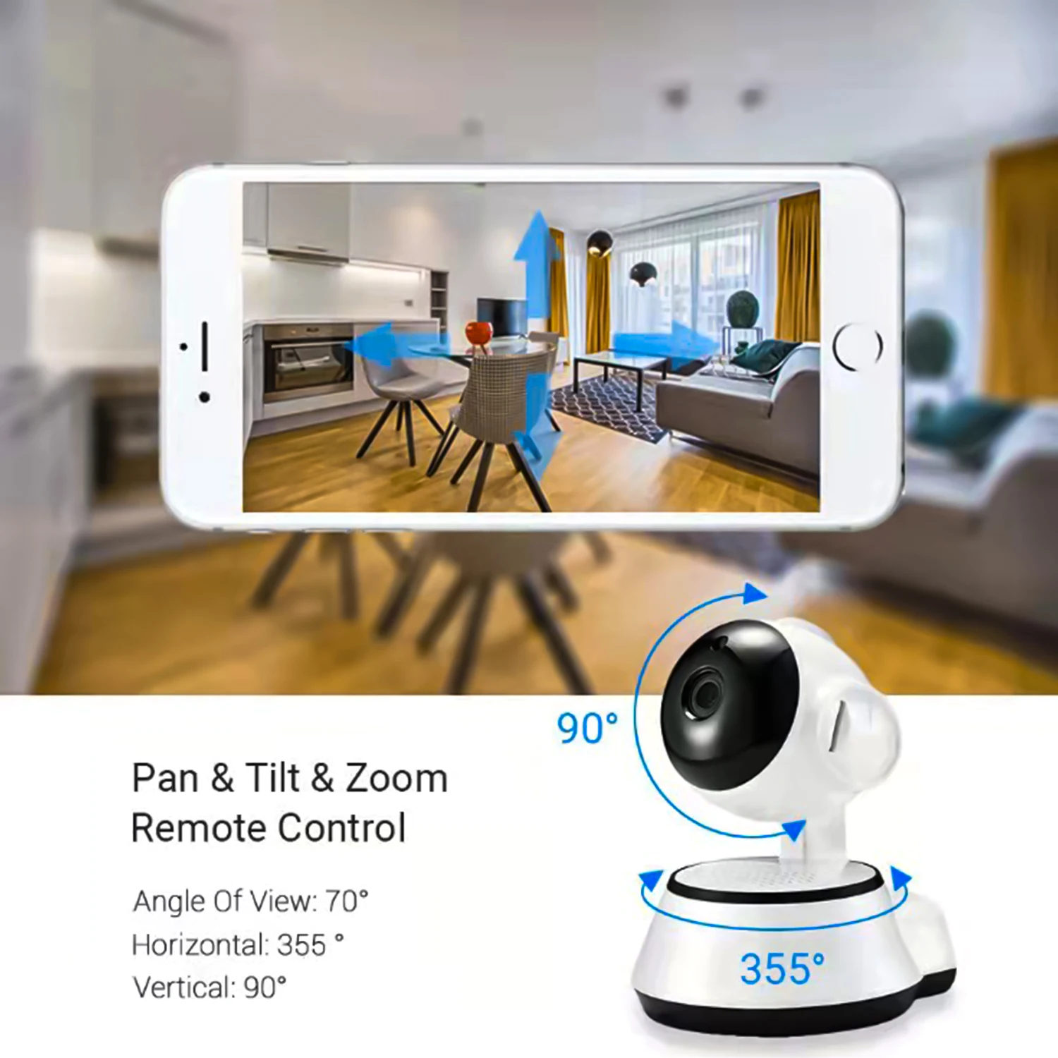 Рисунок 6 - Миниатюрная Wi-Fi камера с углом поворота 360 градусов