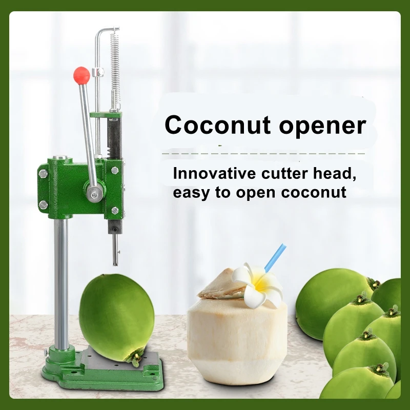 Coconut green hole opening machine opening coconut artifact manual portable stainless steel opening tool opening machine 5 pcs exquisite chinese manual red green white agate cigarette holder jade smoking pipes randomly